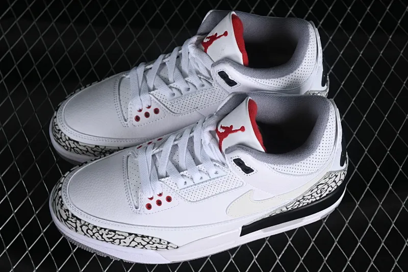 All categories Air Jordan Jordan series basketball shoes Air Jordan 3 Air Jordan 3 "Tinker Hatfield" AJ3 Joe 3 manuscript white cement hook AV6683-160